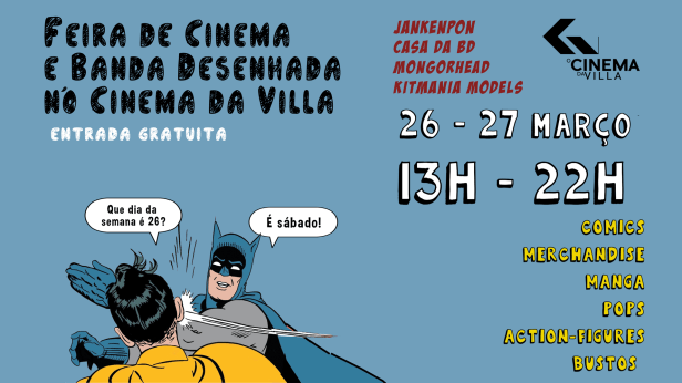 feira de cinema de BD