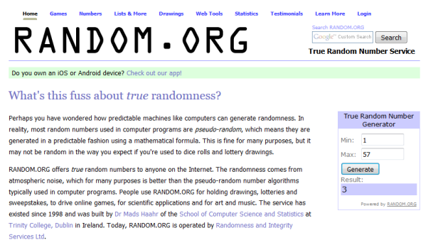 passatempo prazeres random