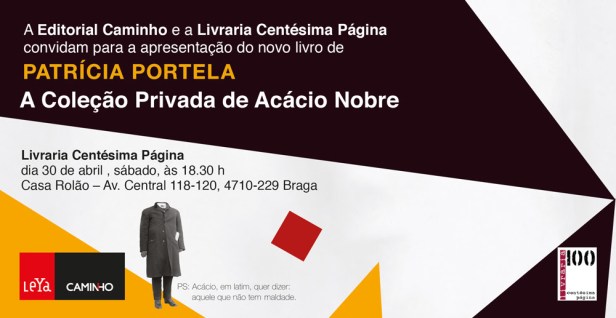 evento lancamento colecção privada de acácio